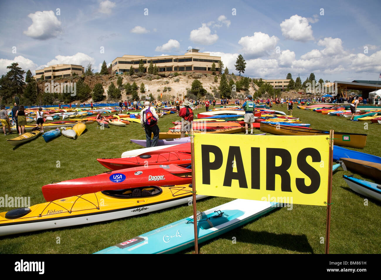 The PolePedalPaddle sporting event held each year in Bend, Oregon