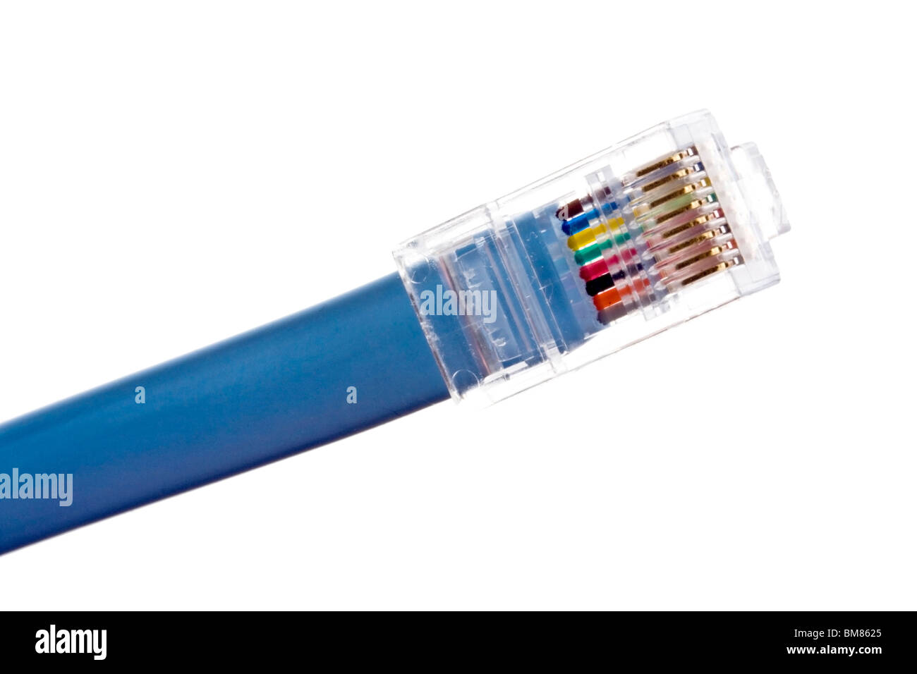 Rj45 cable Cut Out Stock Images & Pictures - Alamy