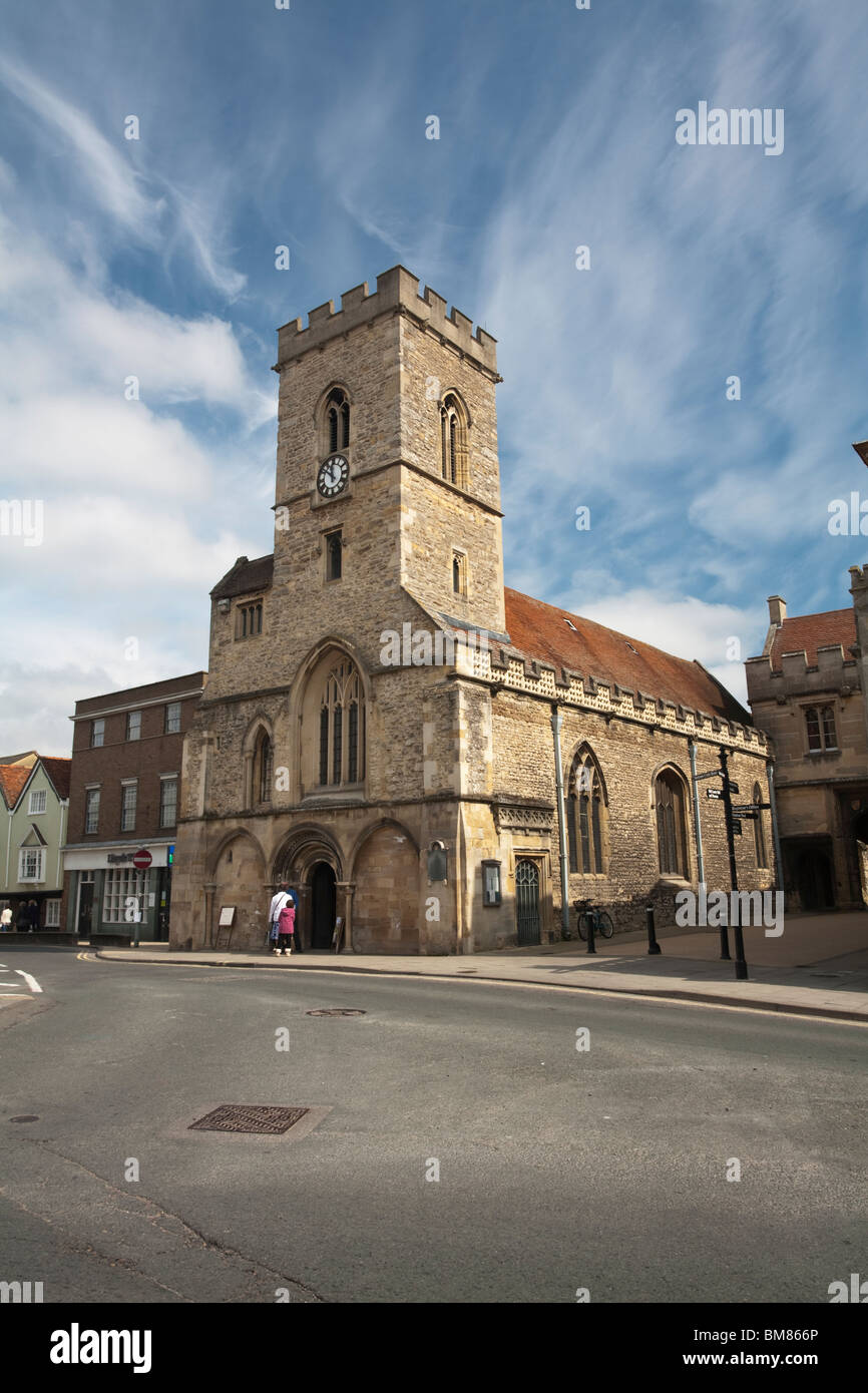 St Nicholas' Church in Abingdon town centre, Oxfordshire, Uk Stock Photo