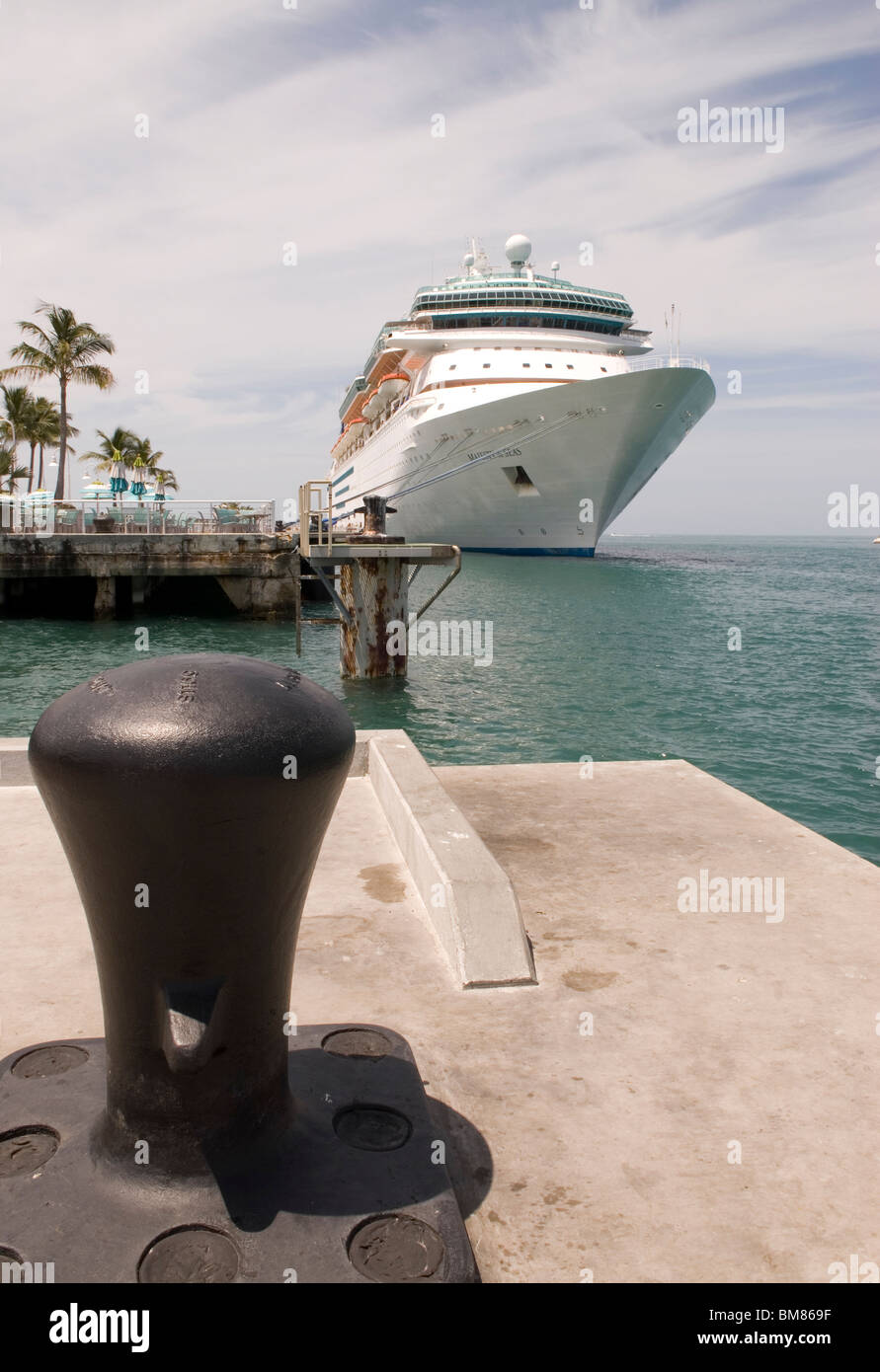 Cruise Ship at Key West Florida USA Stock Photo Alamy