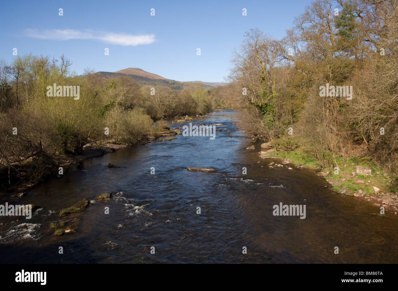 Usk valley mountains wales hi-res stock photography and images - Alamy