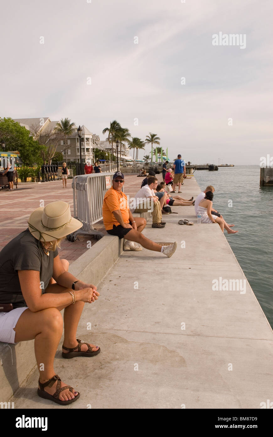 Mallory Square Key West Florida USA Stock Photo Alamy
