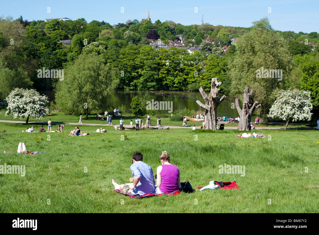Hampstead Heath Camden London Stock Photo Alamy
