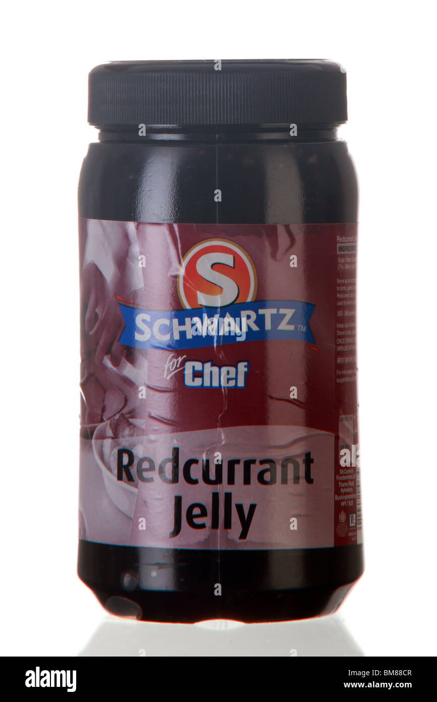 Schwartz redcurrant jelly Stock Photo