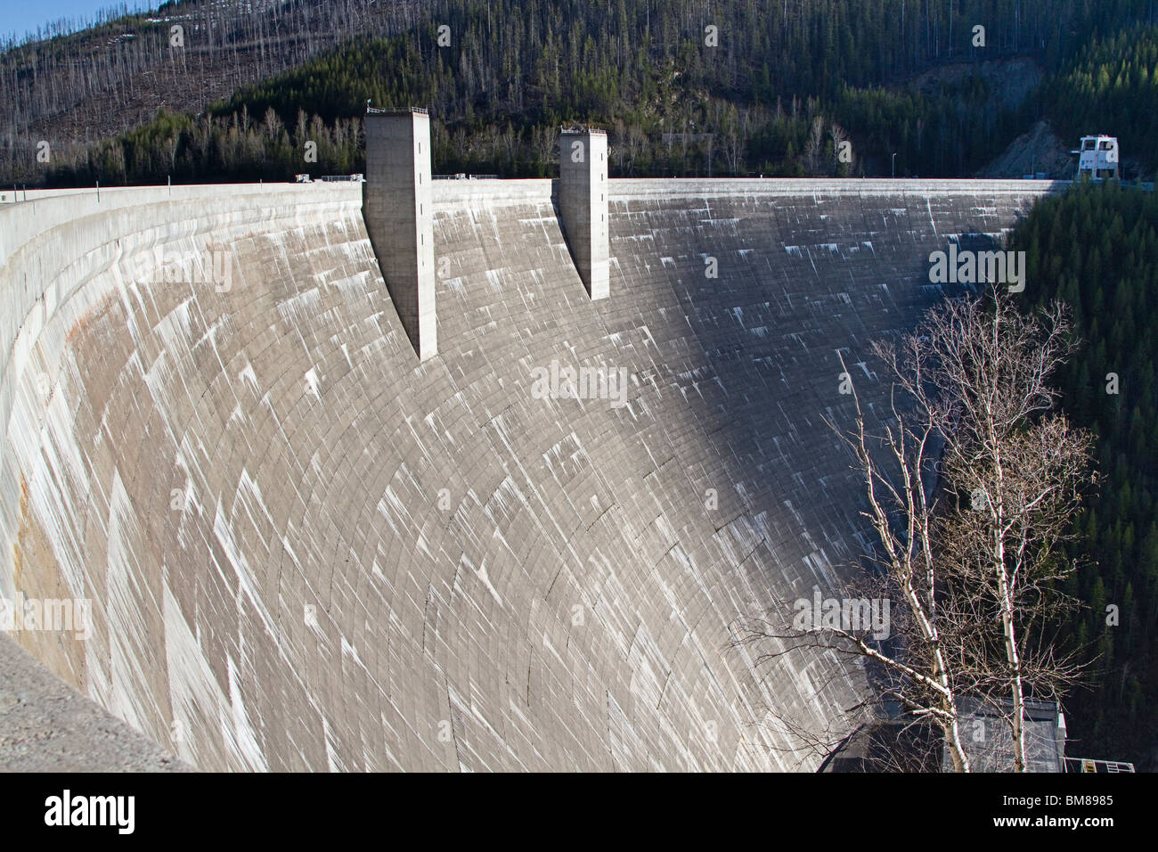 Hungry Horse Dam, Montana Stock Photo Alamy