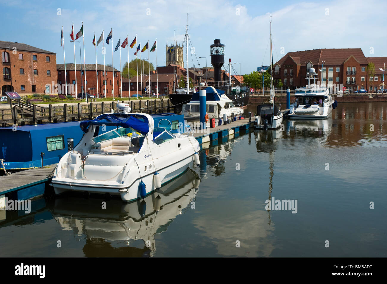 Hull Marina UK Stock Photo Alamy