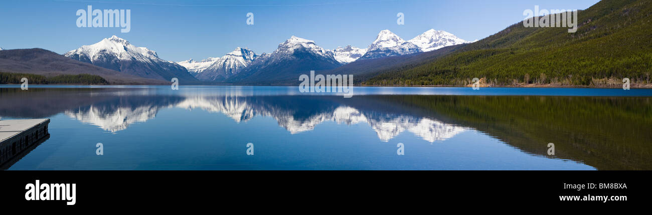 Lake McDonald, Glacier National Park, Montana Stock Photo