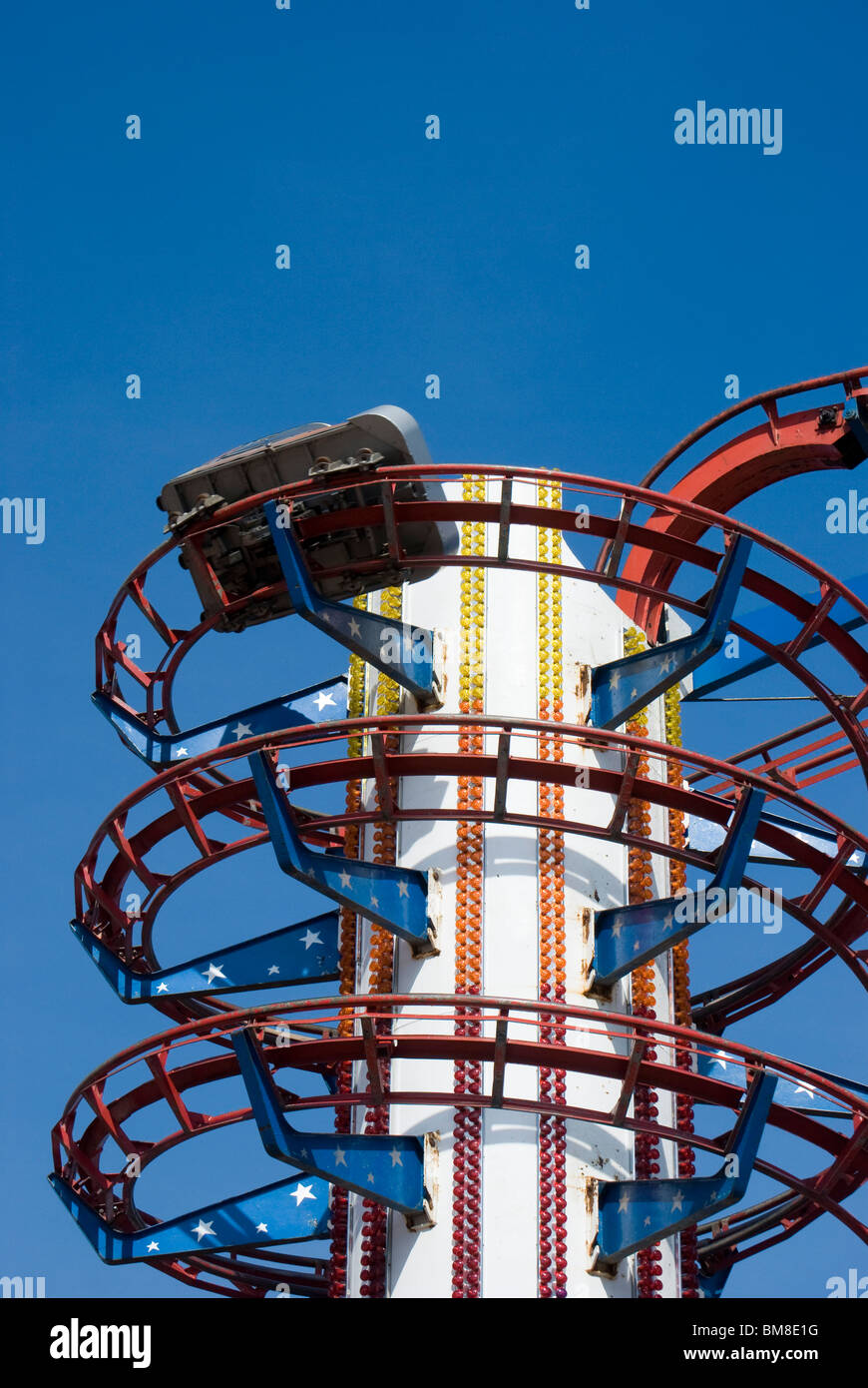 Toboggan Coaster travelling fairground ride at Leith, Edinburgh, Scotland Stock Photo Alamy