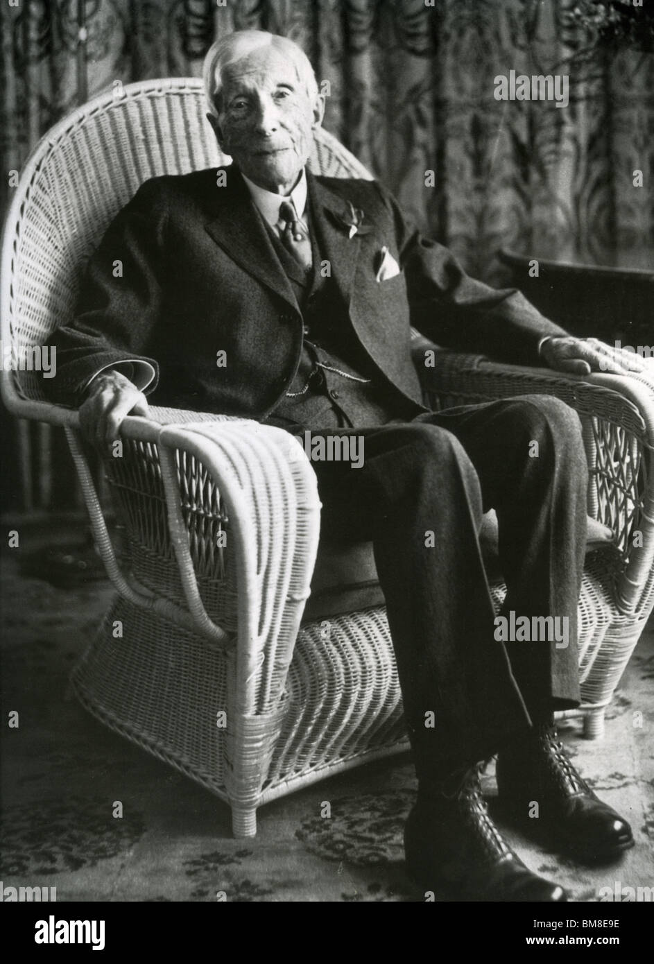 JOHN D(AVIDSON) ROCKEFELLER - US oil magnate and philanthropist (1839-1937) Stock Photo