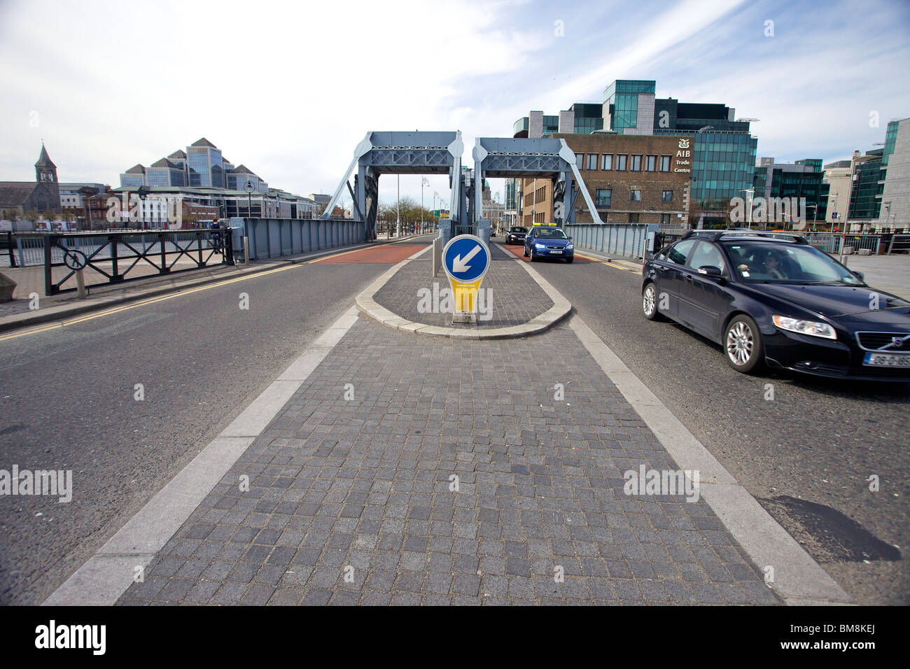 Entrance to IFSC Stock Photo