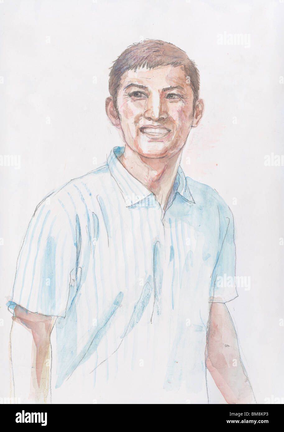 Japanese young man painting hi-res stock photography and images - Alamy