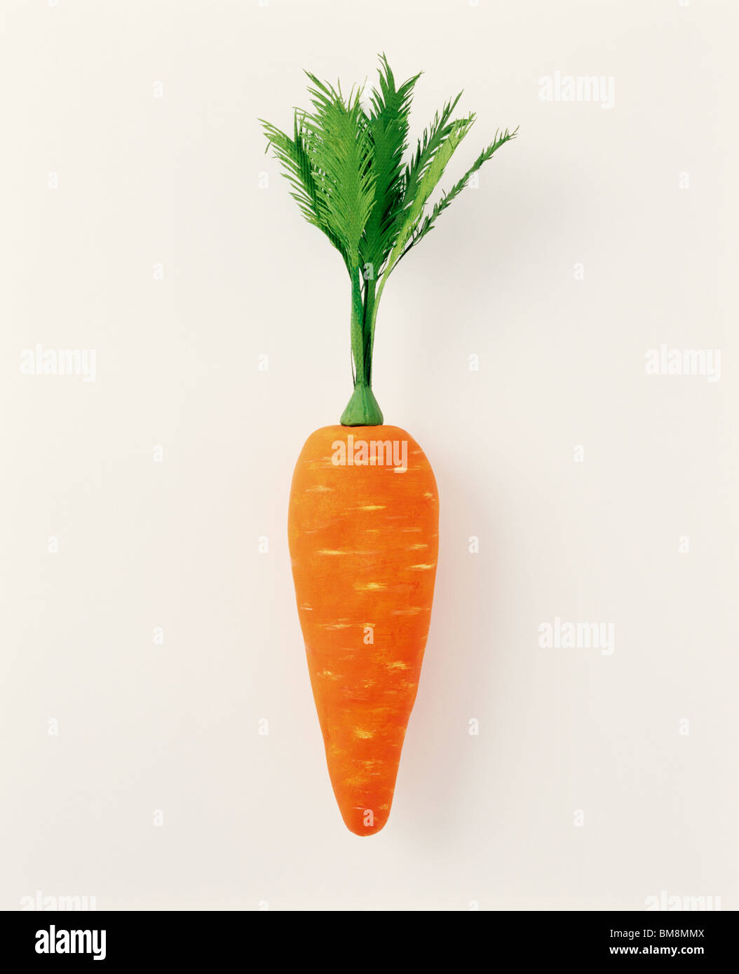 Craft representing a carrot Stock Photo