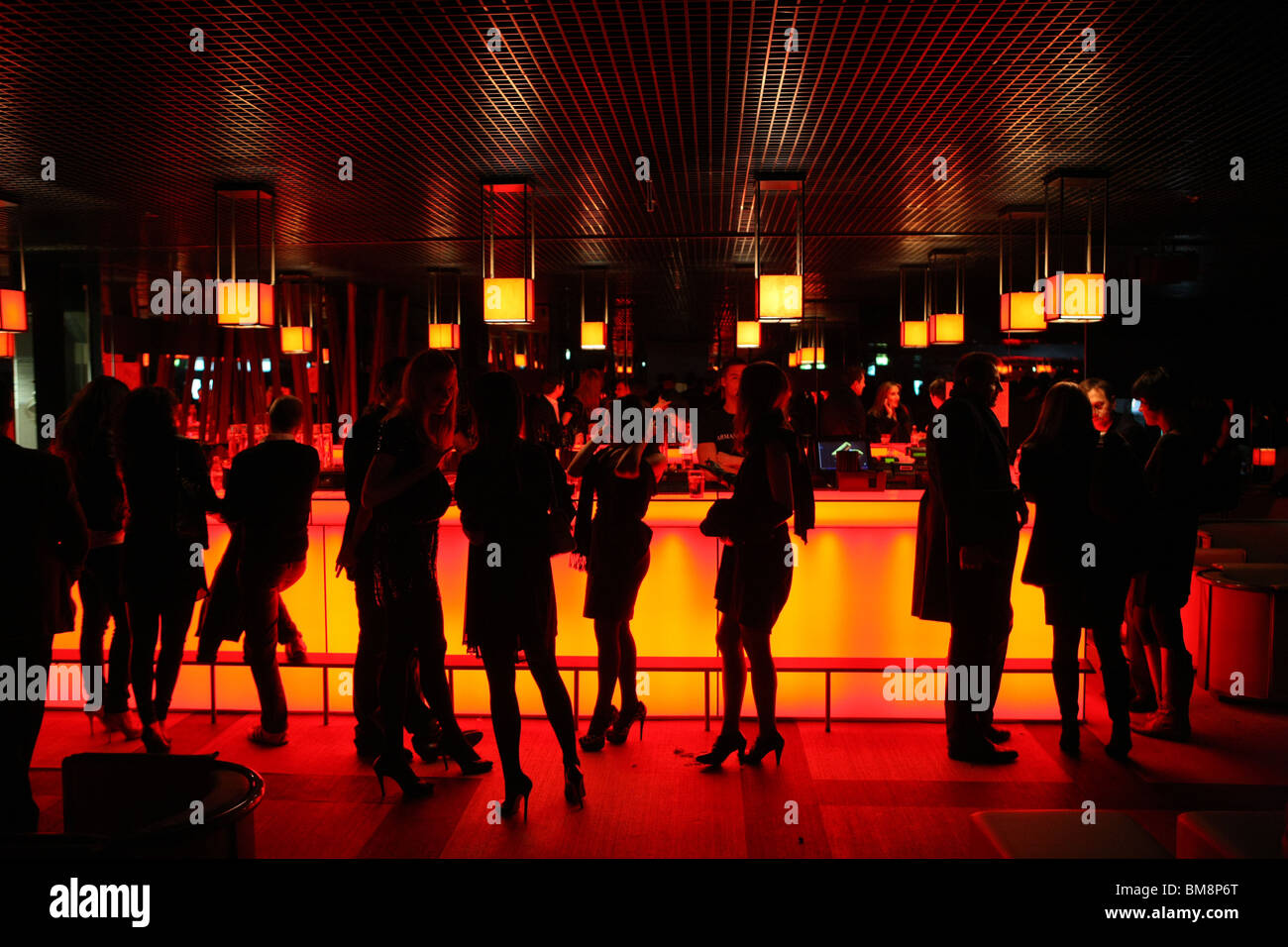 Italy, Milan, Armani Prive, disco, bar, party, night Stock Photo - Alamy