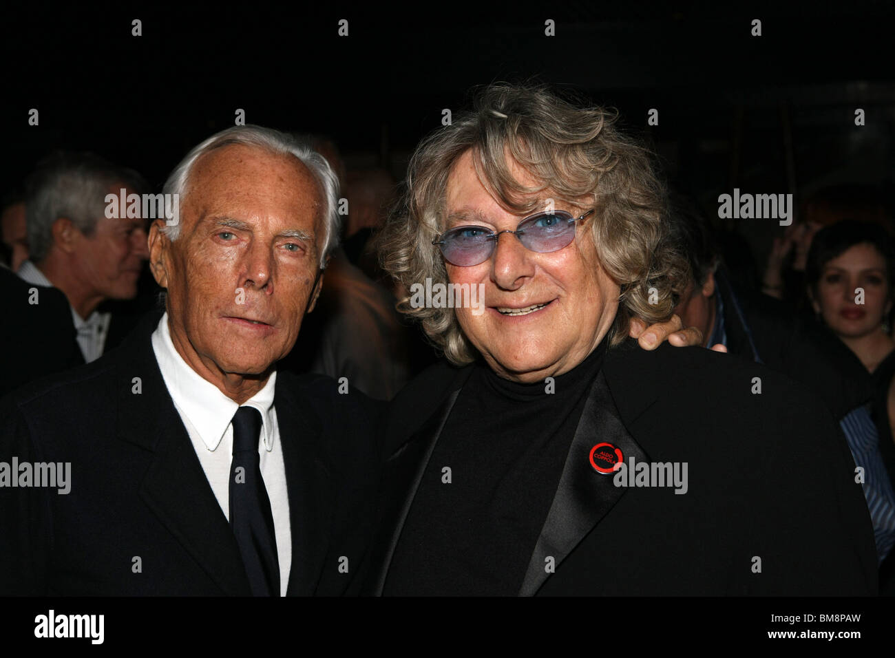Giorgio Armani and Aldo Coppola Stock Photo - Alamy