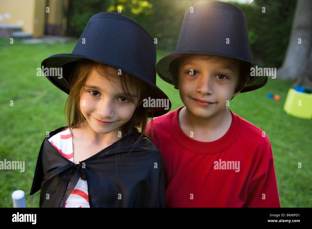 Children in costume, portrait Stock Photo