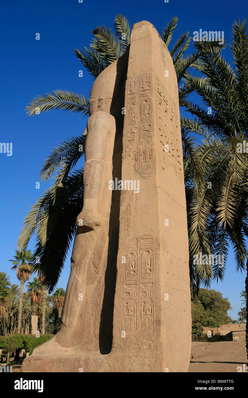 Statue of Pharaoh Ramesses II at Memphis, Egypt Stock Photo - Alamy