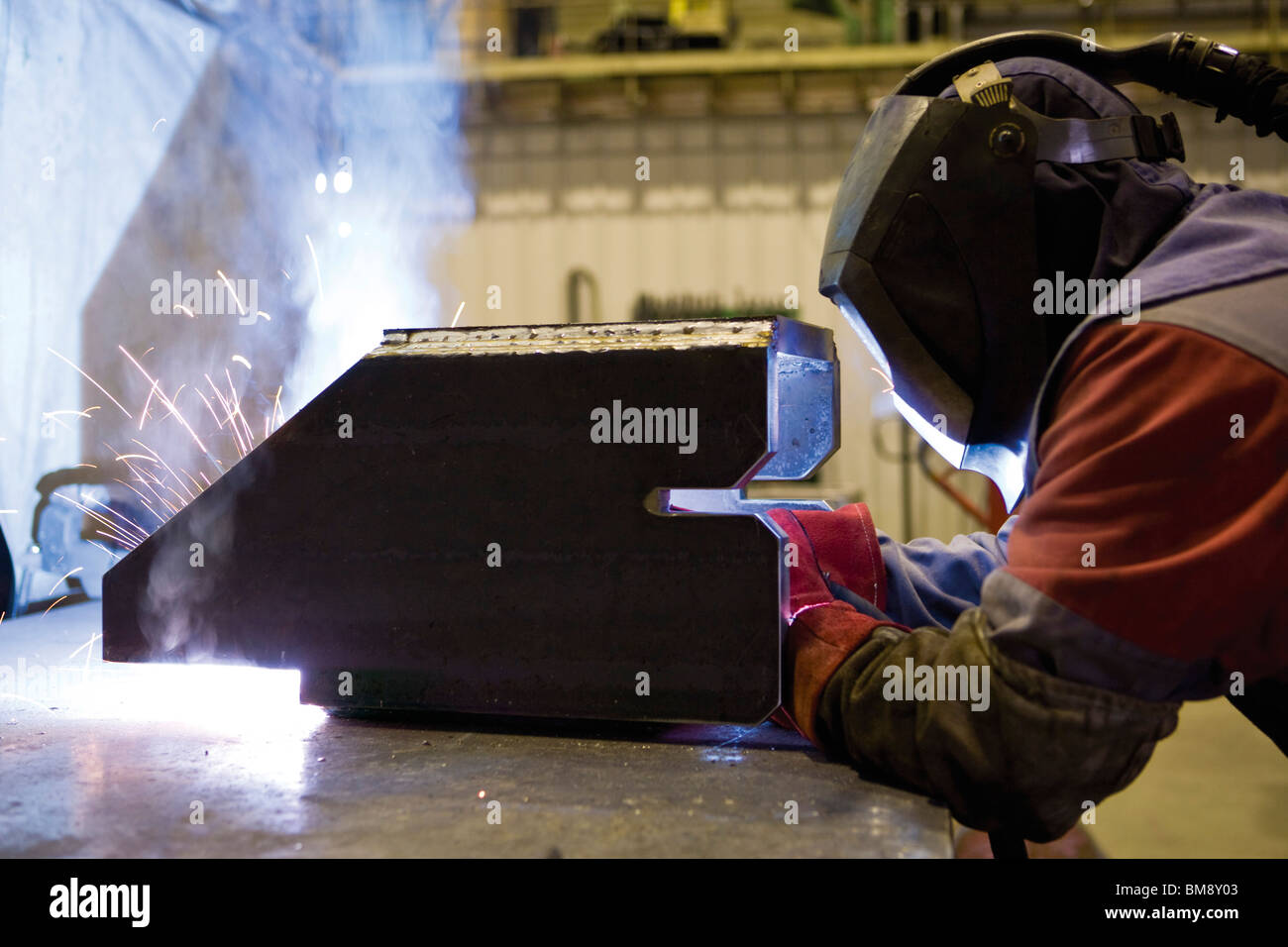 Textile plant maintenance welder hires stock photography and images Alamy