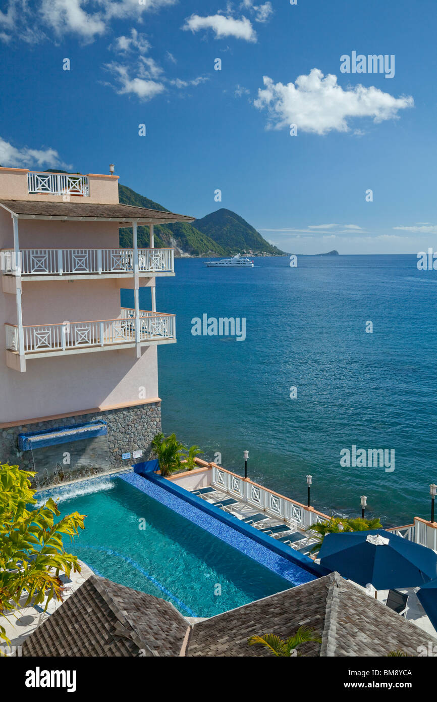 Dominica caribbean fort young hotel hires stock photography and images