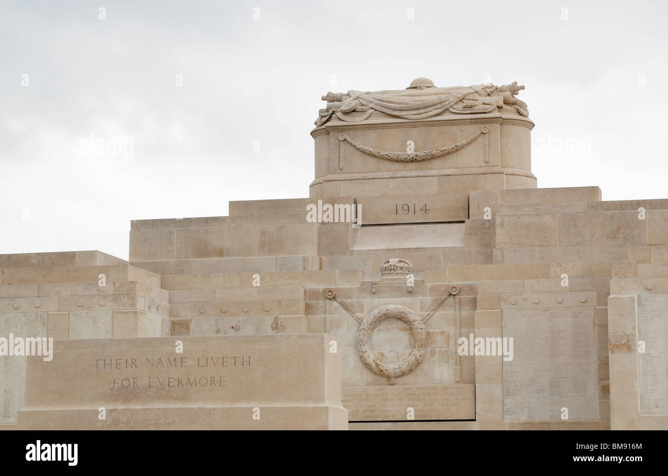 World War I memorial monument located in La Ferté-sous-Jouarre, France Stock Photo