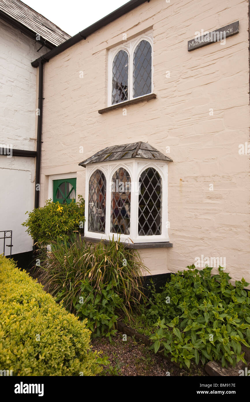 UK, Cornwall, Launceston, Madford Lane, Madford Lodge, small Victorian town centre cottage Stock Photo