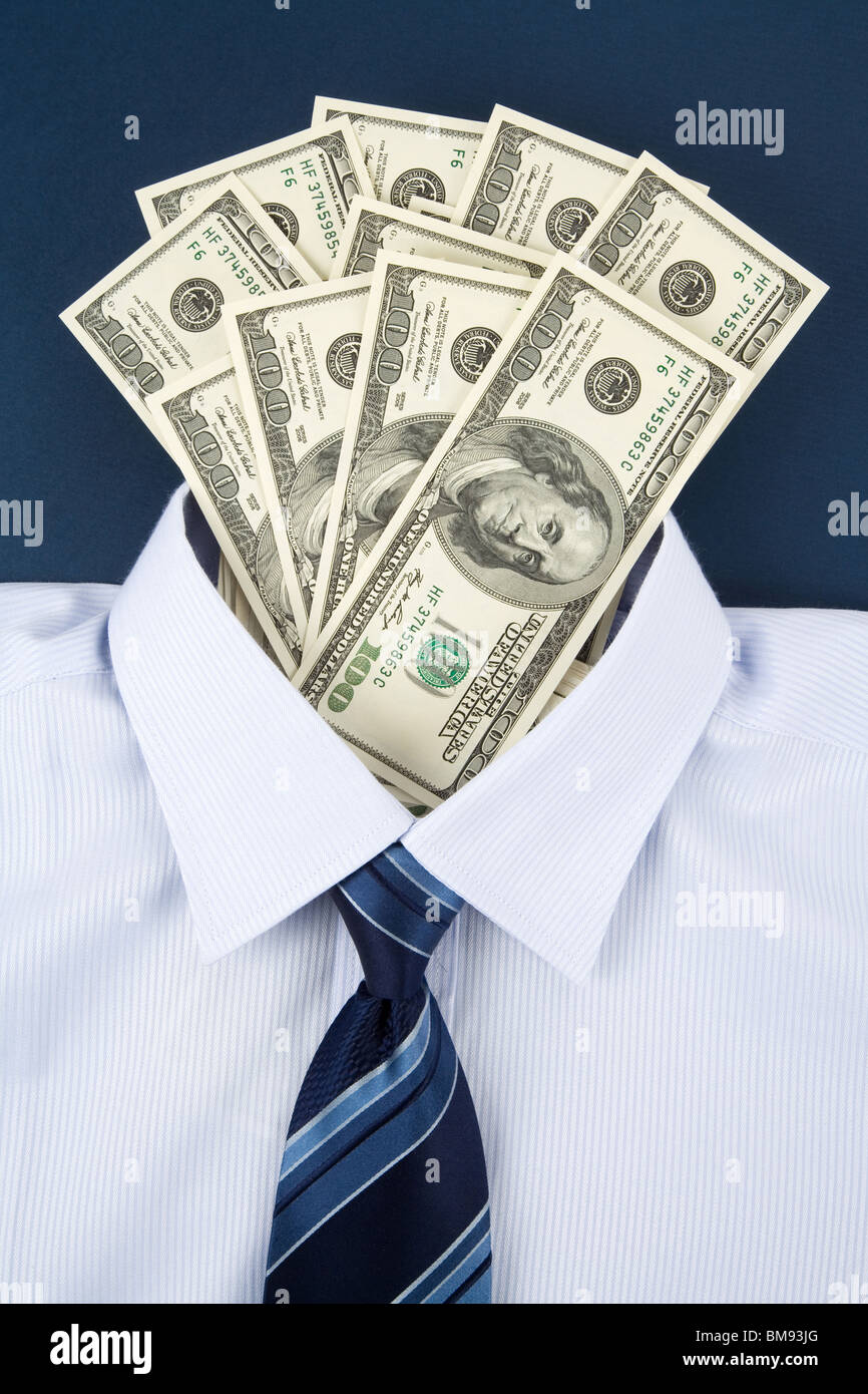 Shirt and Dollar, Business Concept Stock Photo