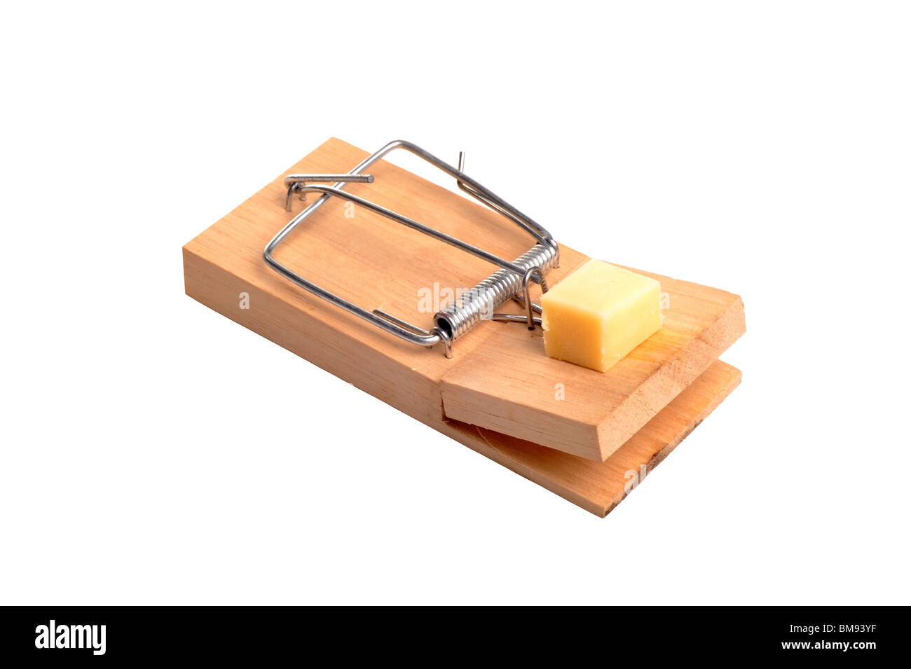 Mouse Trap and cheese Stock Photo