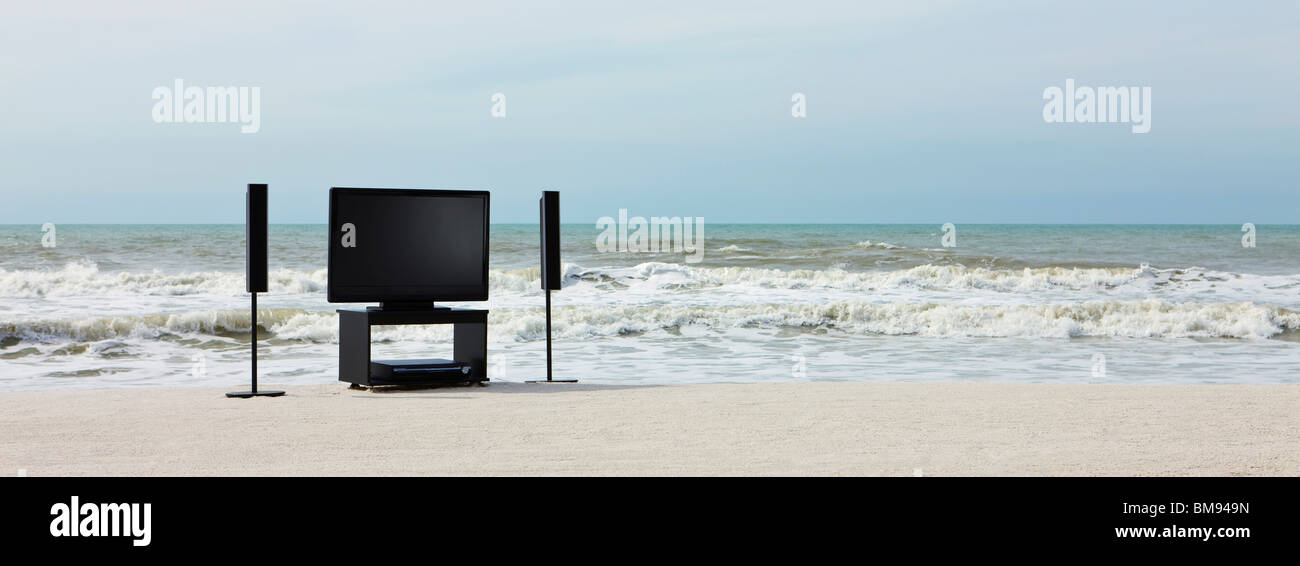 Home theater on beach Stock Photo Alamy