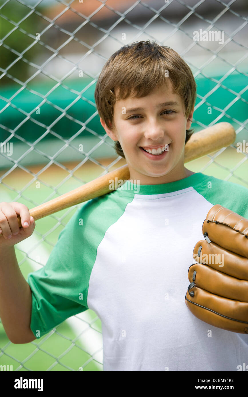 Young baseball player, portrait Stock Photo Alamy