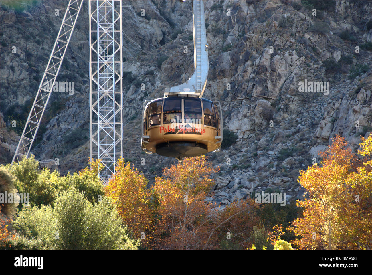 Palm Springs Aerial Tramway, California, USA Stock Photo