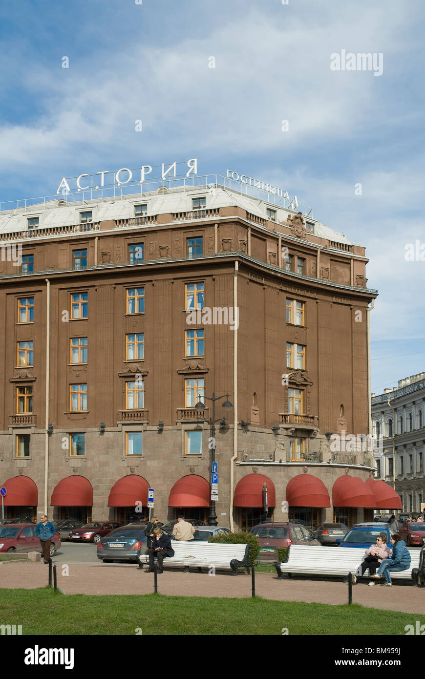 Famous hotel Astoria. Saint Petersburg, Russia Stock Photo - Alamy