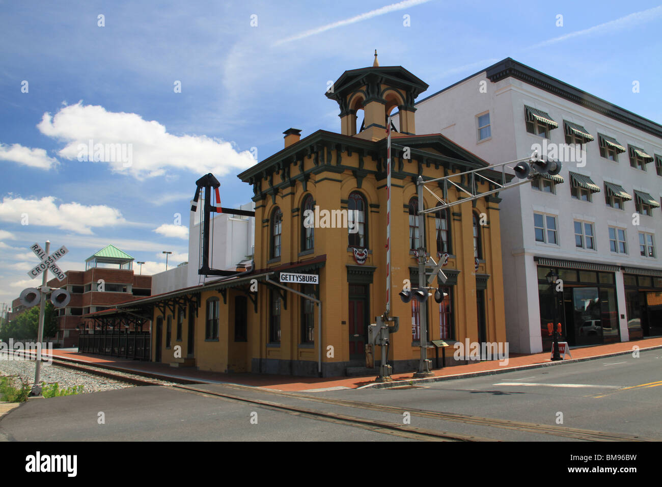The historic Gettysburg Train Station Stock Photo Alamy