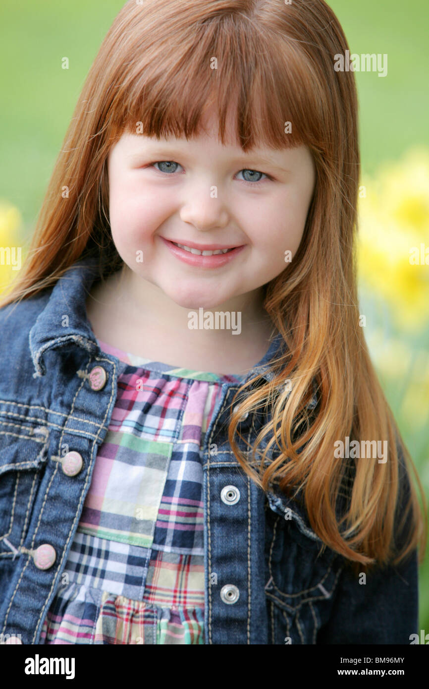 Portrait Of A Girl Stock Photo - Alamy