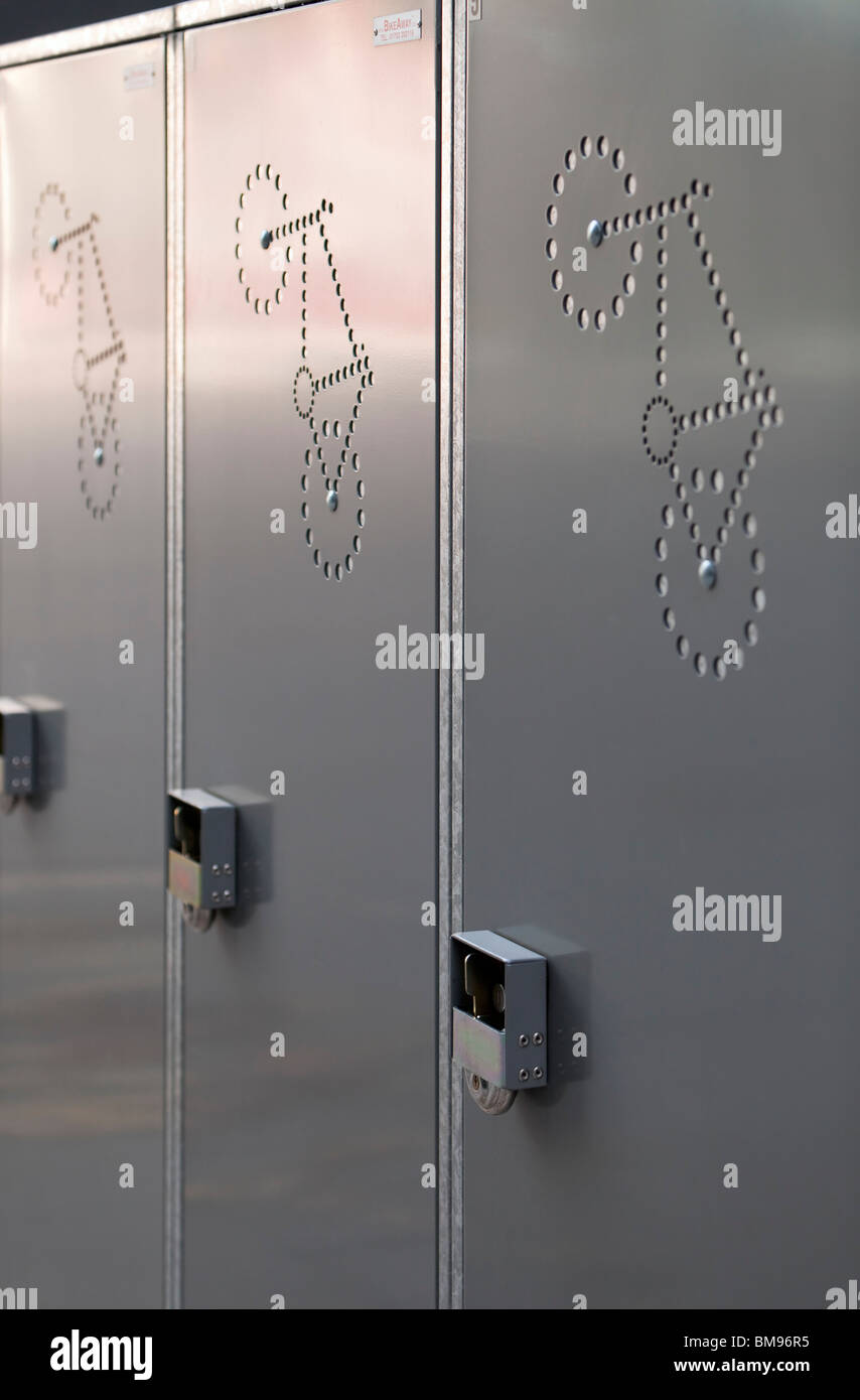 Bike lockers hires stock photography and images Alamy