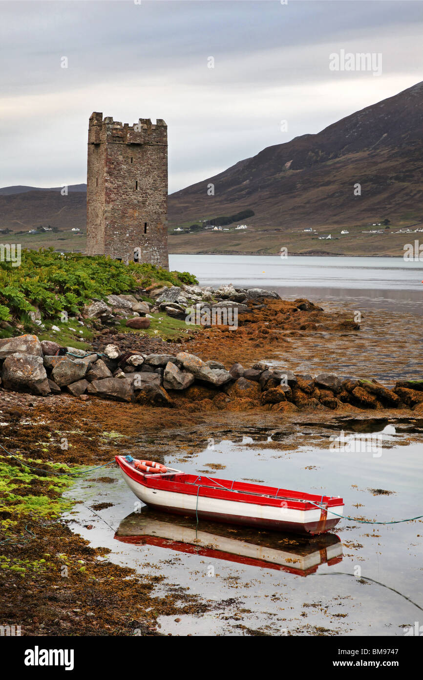 Castle, Achill Island, Ireland Stock Photo Alamy