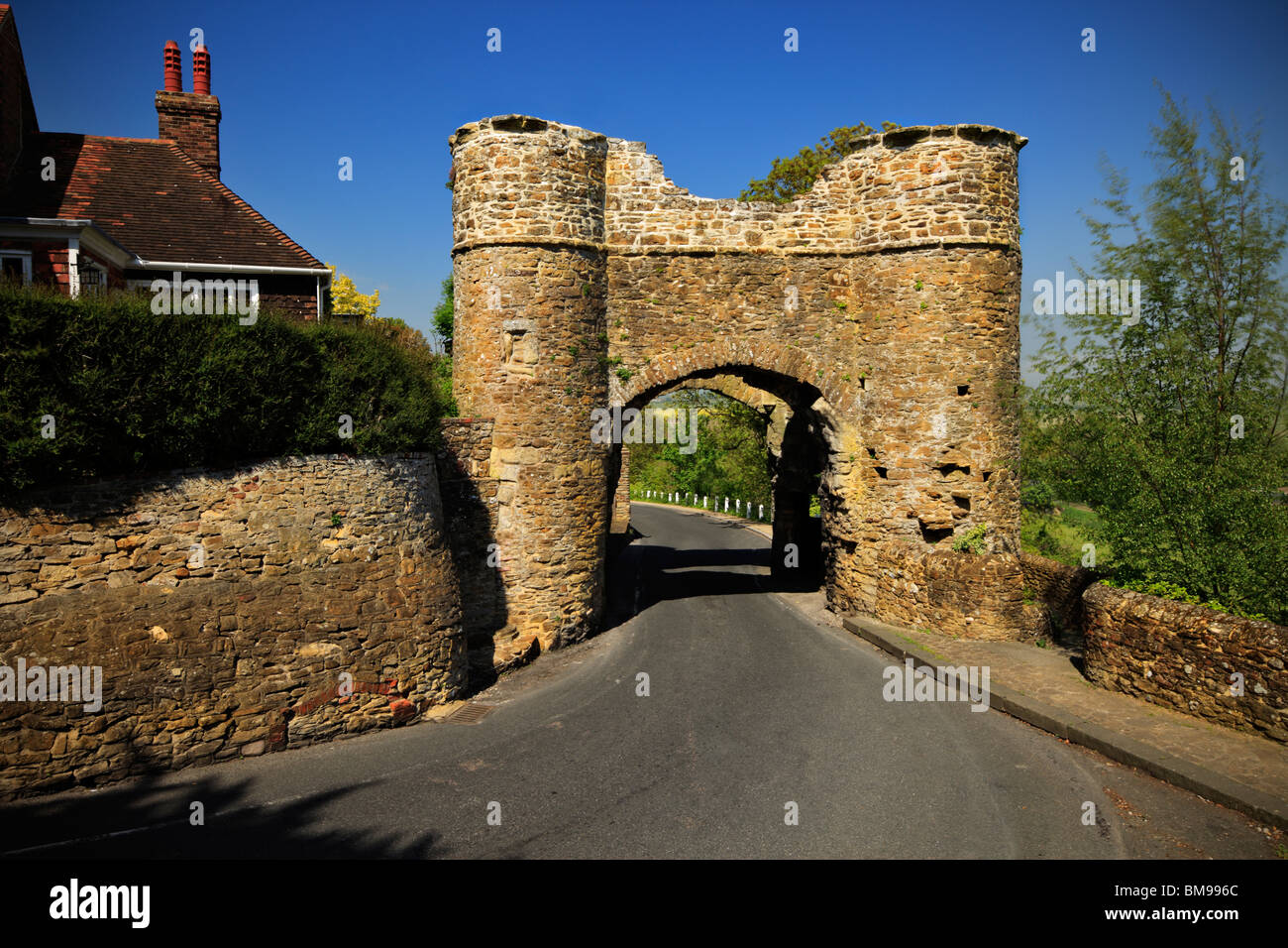 Strand Gate at Winchelsea. Stock Photo