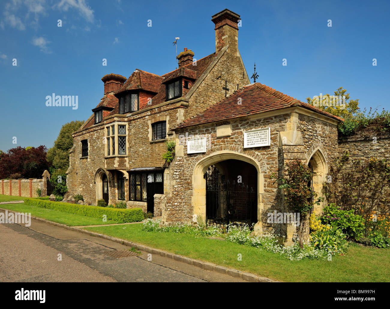 The Town Well and Armoury, Winchelsea. Stock Photo