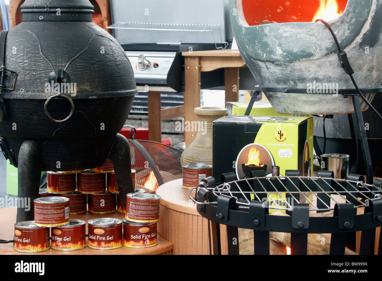 chimera and other patio heaters Brookfields garden Centre, Nottingham