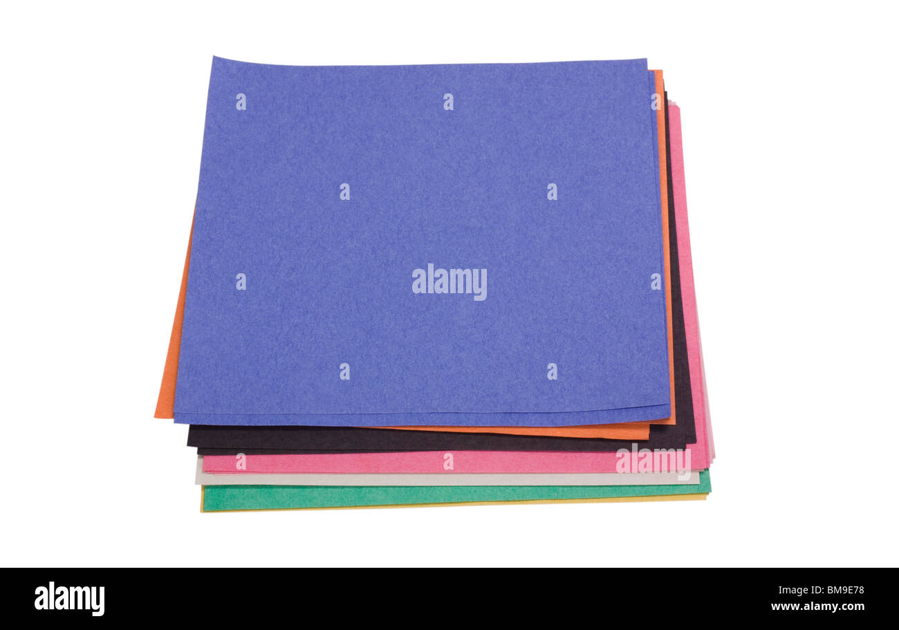 Stack of adhesive notes Stock Photo - Alamy