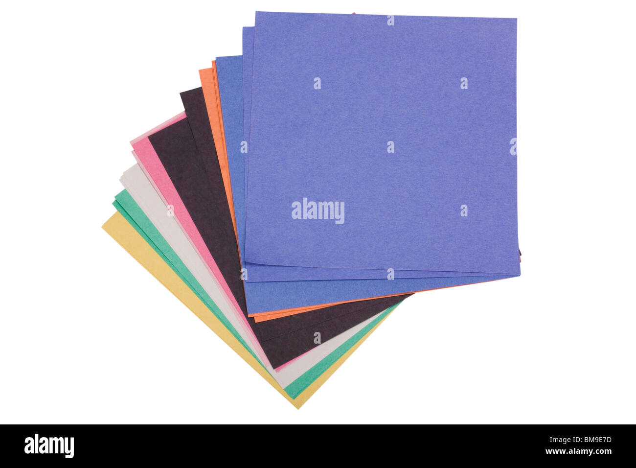 Stack of adhesive notes Stock Photo Alamy