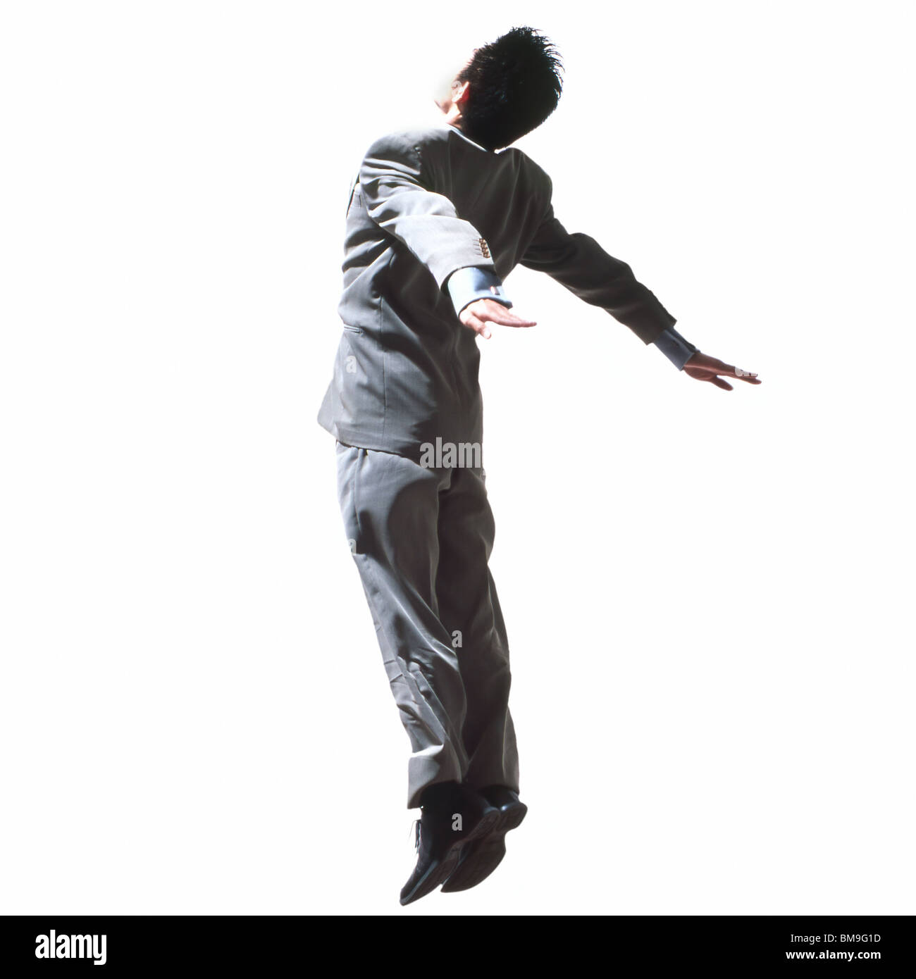 Young man jumping Stock Photo
