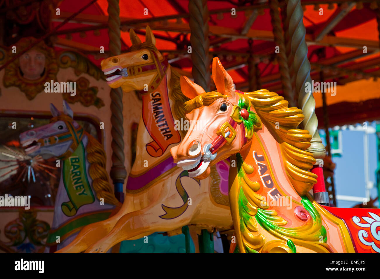 Great yarmouth pleasure beach horse hires stock photography and images