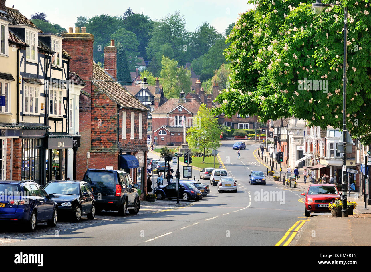 Haslemere town centre,Surrey Stock Photo