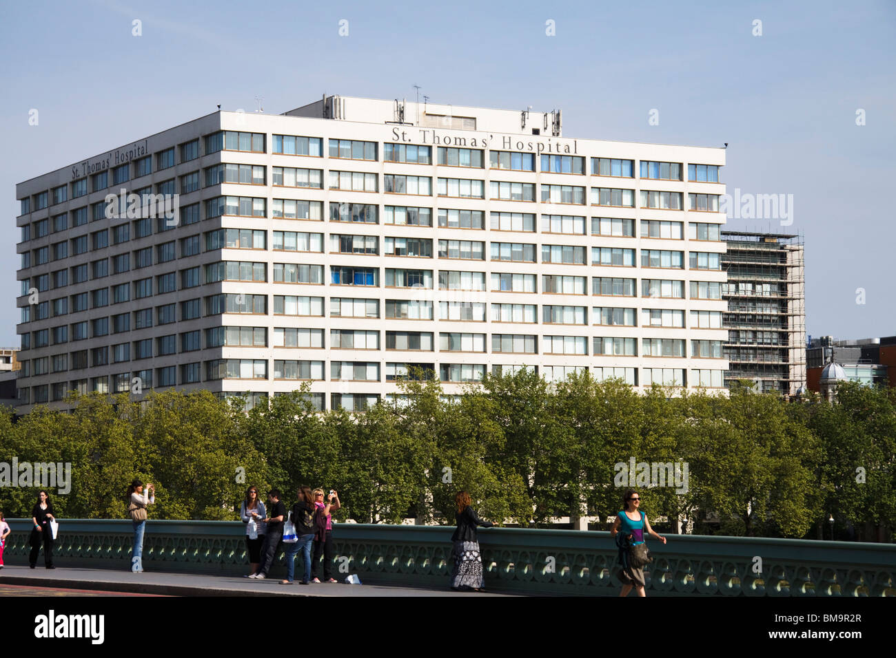 St Thomas Hospital, London, England Stock Photo