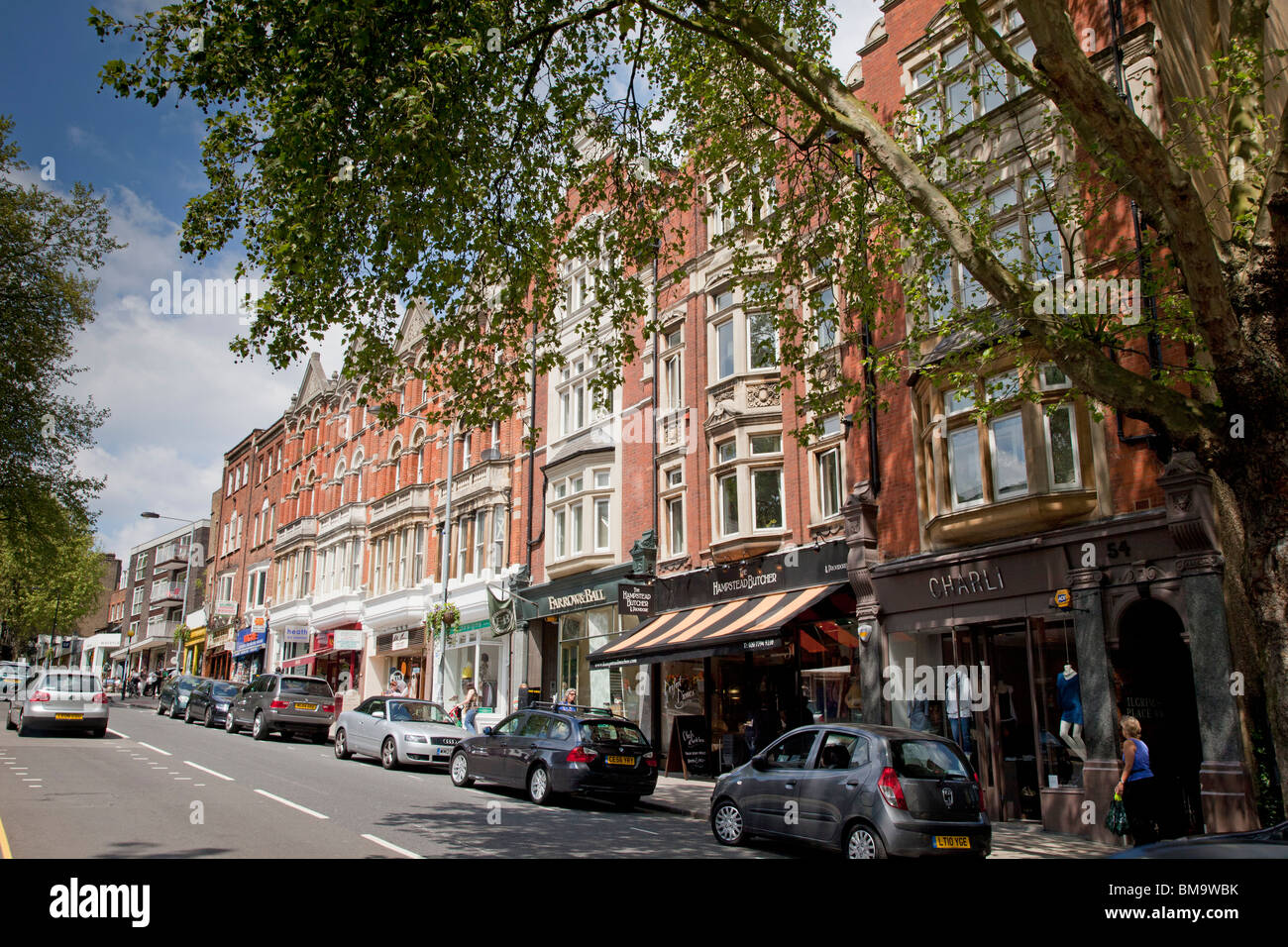 Rosslyn Hill Shops Hampstead, London uk Stock Photo Alamy