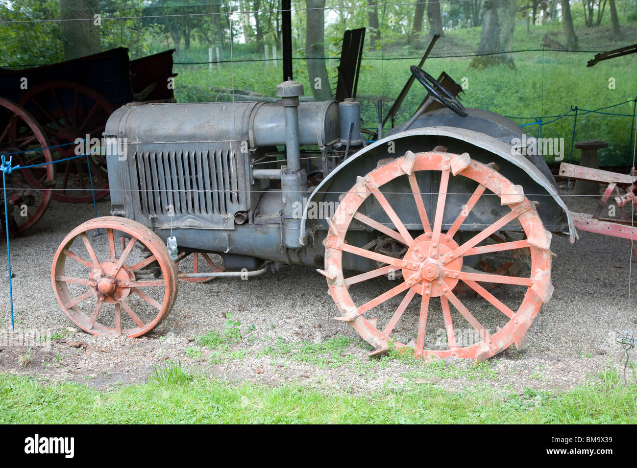 Old tractor, Museum of East Anglian Life, Stowmarket, Suffolk Stock