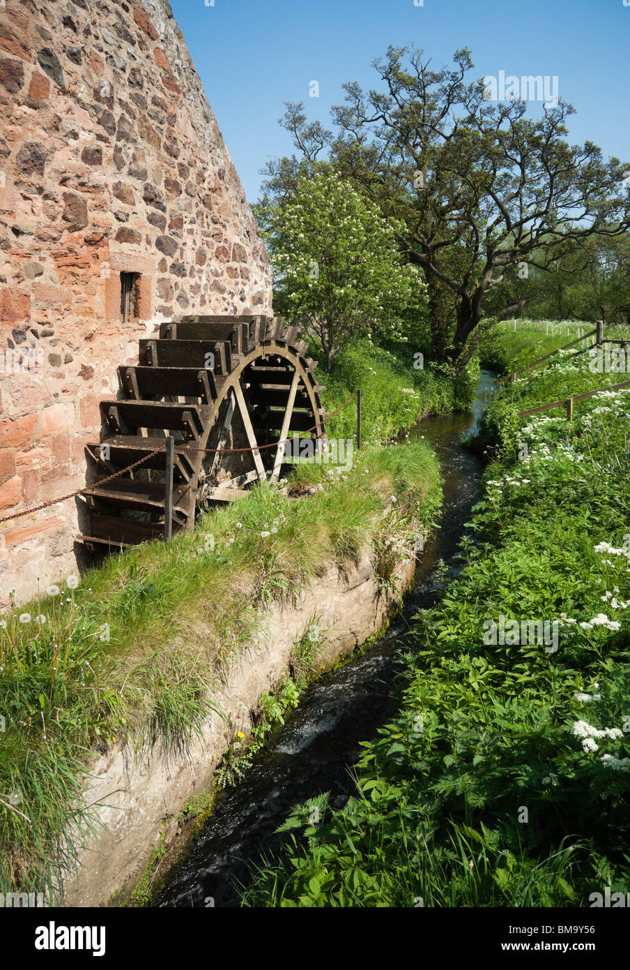 Preston Mill, East Lothian, Scotland - historic water mill Stock Photo