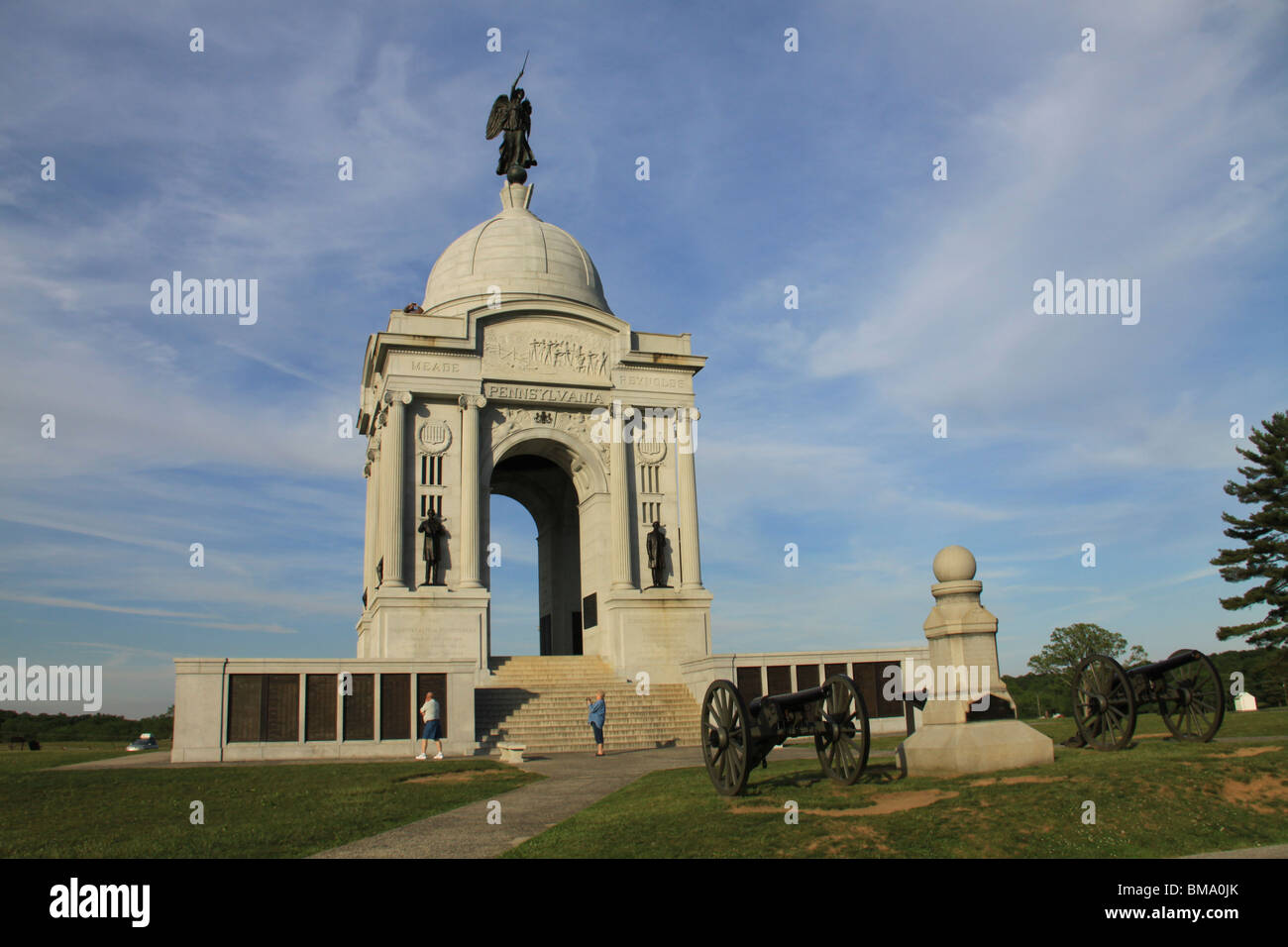 Pennsylvania Memorial at Gettysburg, PA Stock Photo