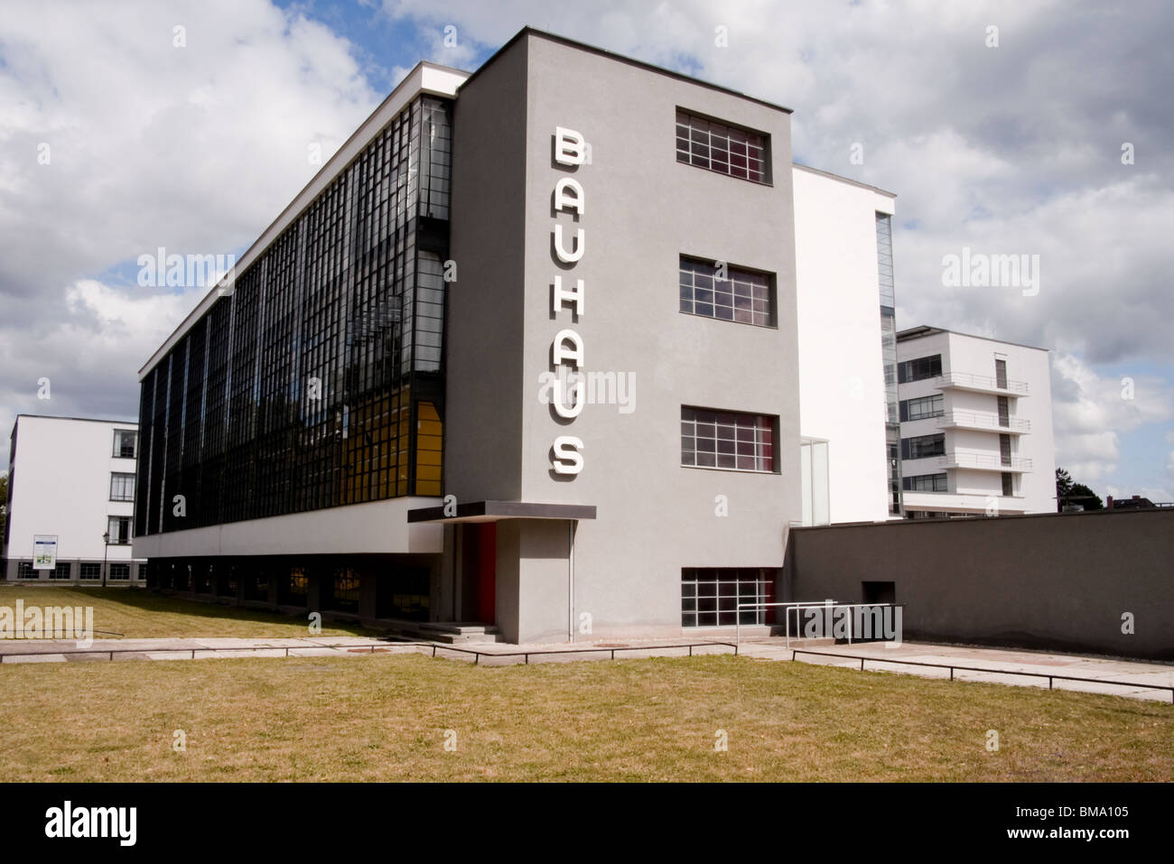 Bauhaus School of Architecture Dessau Saxony Germany Stock Photo Alamy