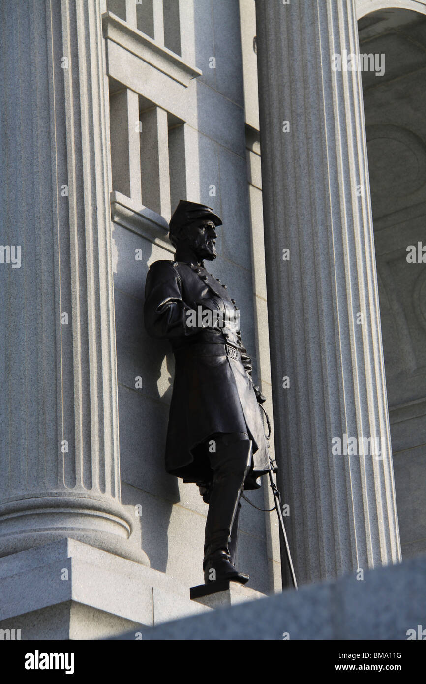 Pennsylvania Memorial at Gettysburg, PA Stock Photo