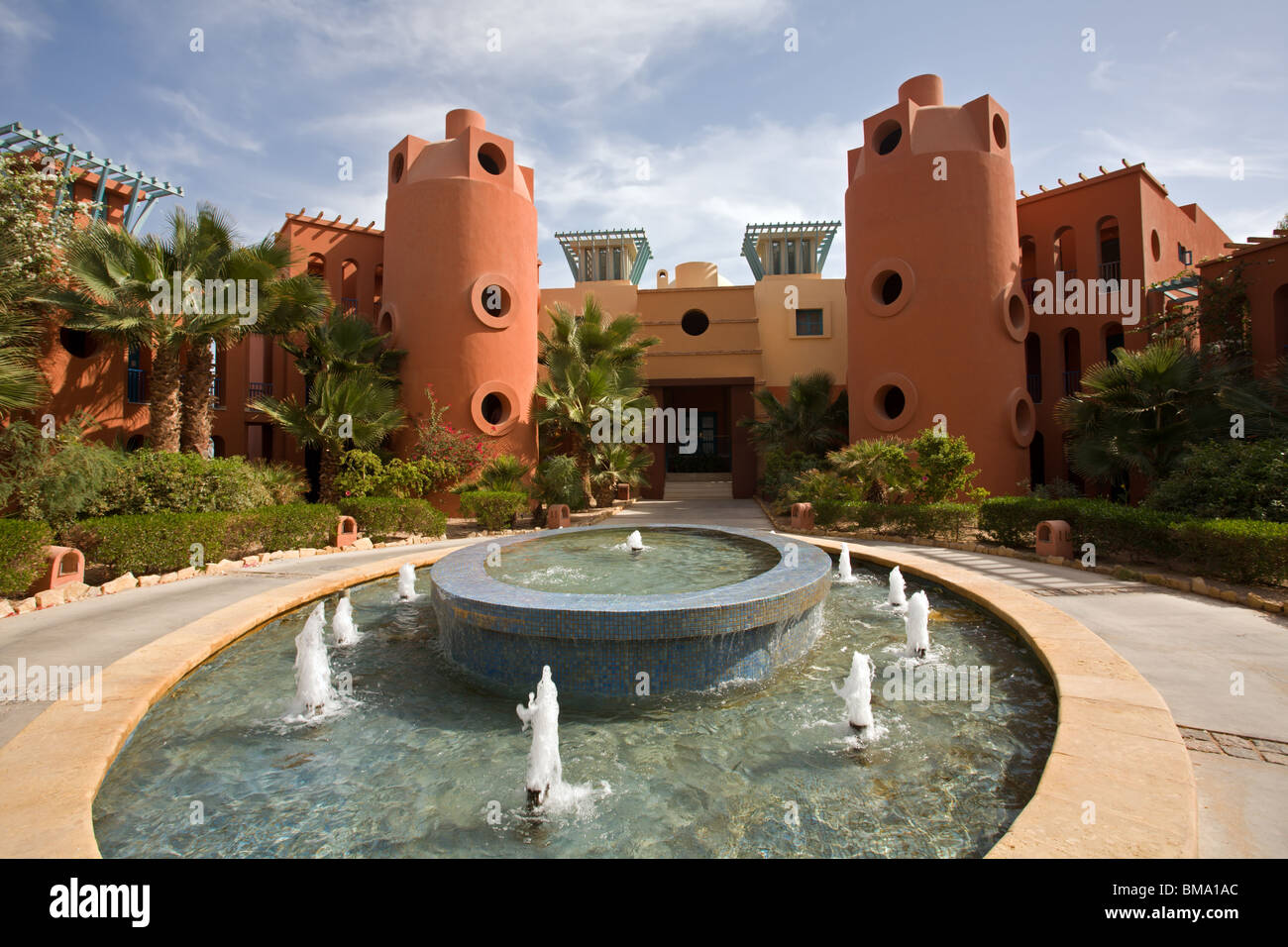 El Gouna: Arabic Architecture Stock Photo